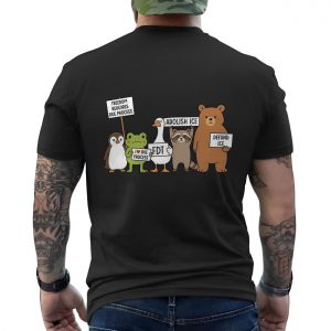 Political Protest T shirt E28093 Cute Animals for Due Process and Abolish ICE Tee 6.jpg