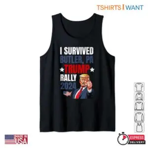 Pro Trump I Survived Butler PA Rally 2024 T-Shirt – Pennsylvania Event Tee 3 Pro Trump I Survived Butler PA Rally 2024 T Shirt Pennsylvania Event Tee 2