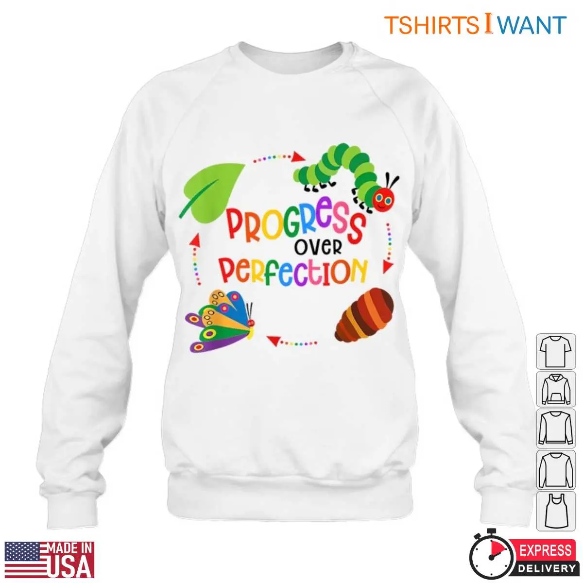 Progress Over Perfection T Shirt Motivational Teacher Apparel 6 1.jpg