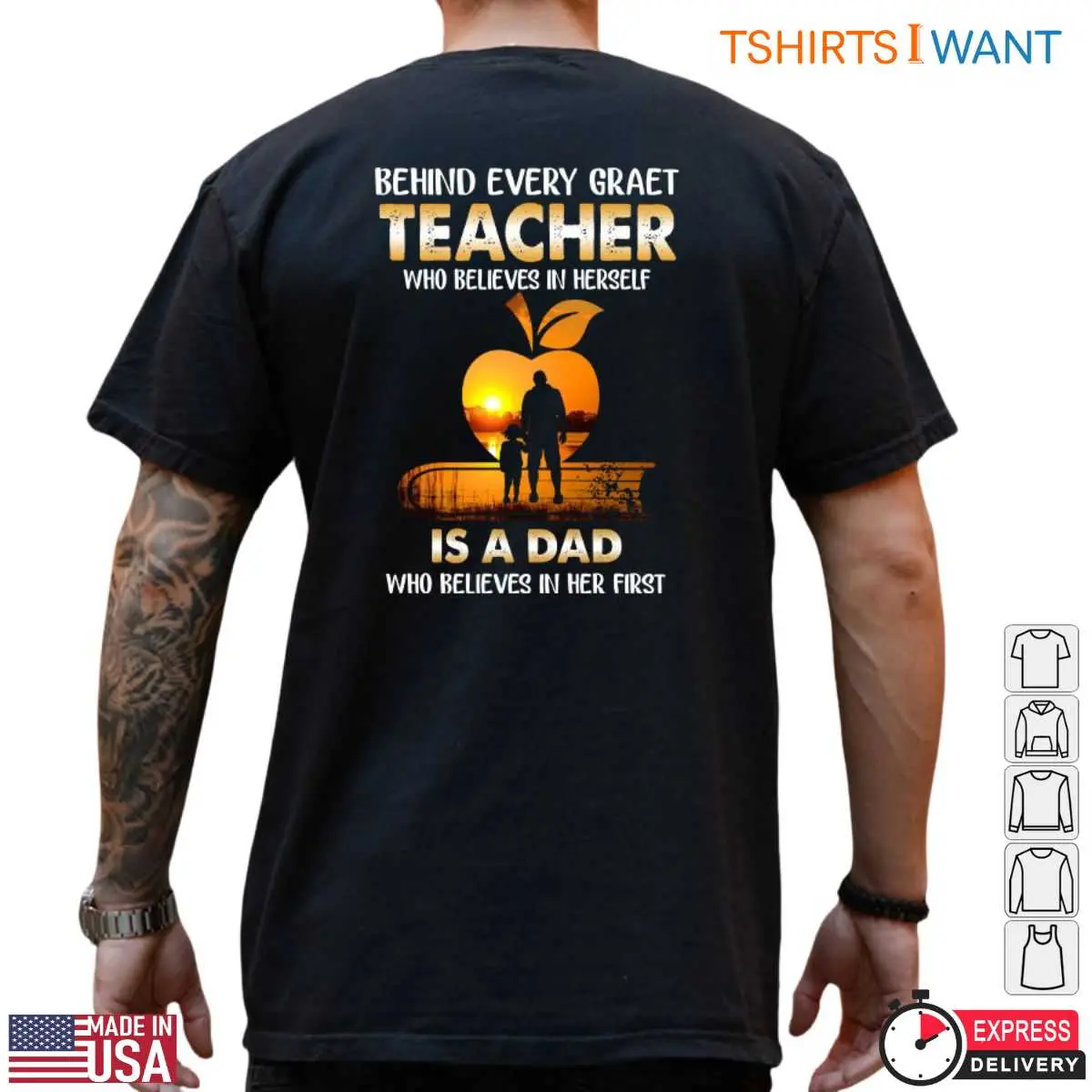 Proud Dad of an Amazing Teacher T Shirt 2 1.jpg