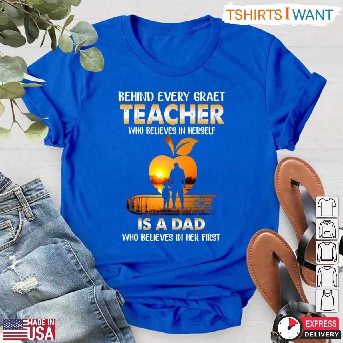 Proud Dad of an Amazing Teacher T Shirt 5 1.jpg