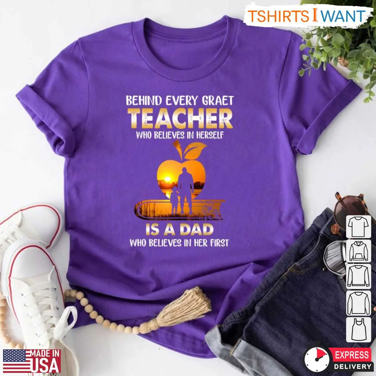 Proud Dad of an Amazing Teacher T Shirt 6 1.jpg