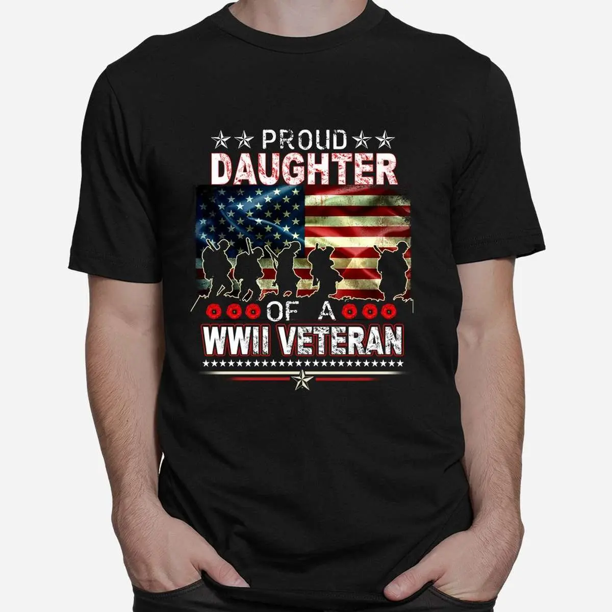 Proud Daughter WWII Veteran T Shirt 2 1.jpg