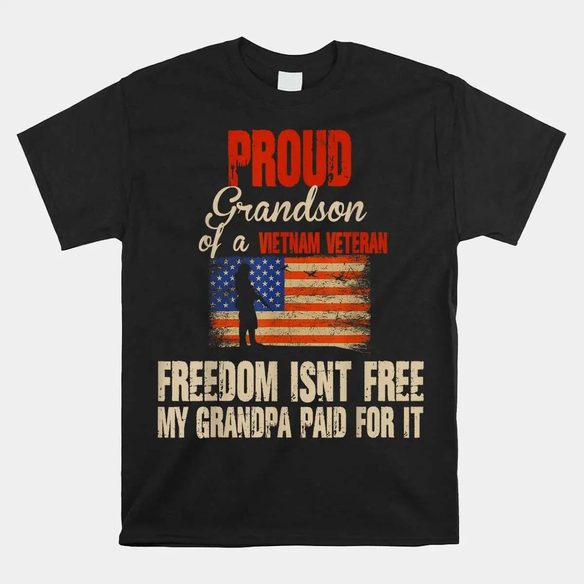 Proud Grandson Vietnam Veteran Flag T Shirt 1 1.jpg