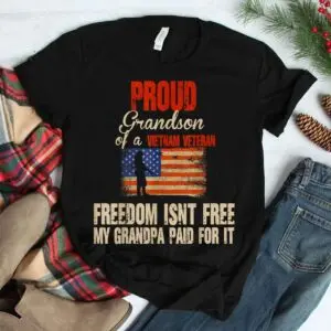 Proud Grandson Vietnam Veteran Flag T-Shirt 7 Proud Grandson Vietnam Veteran Flag T Shirt 3 1.jpg