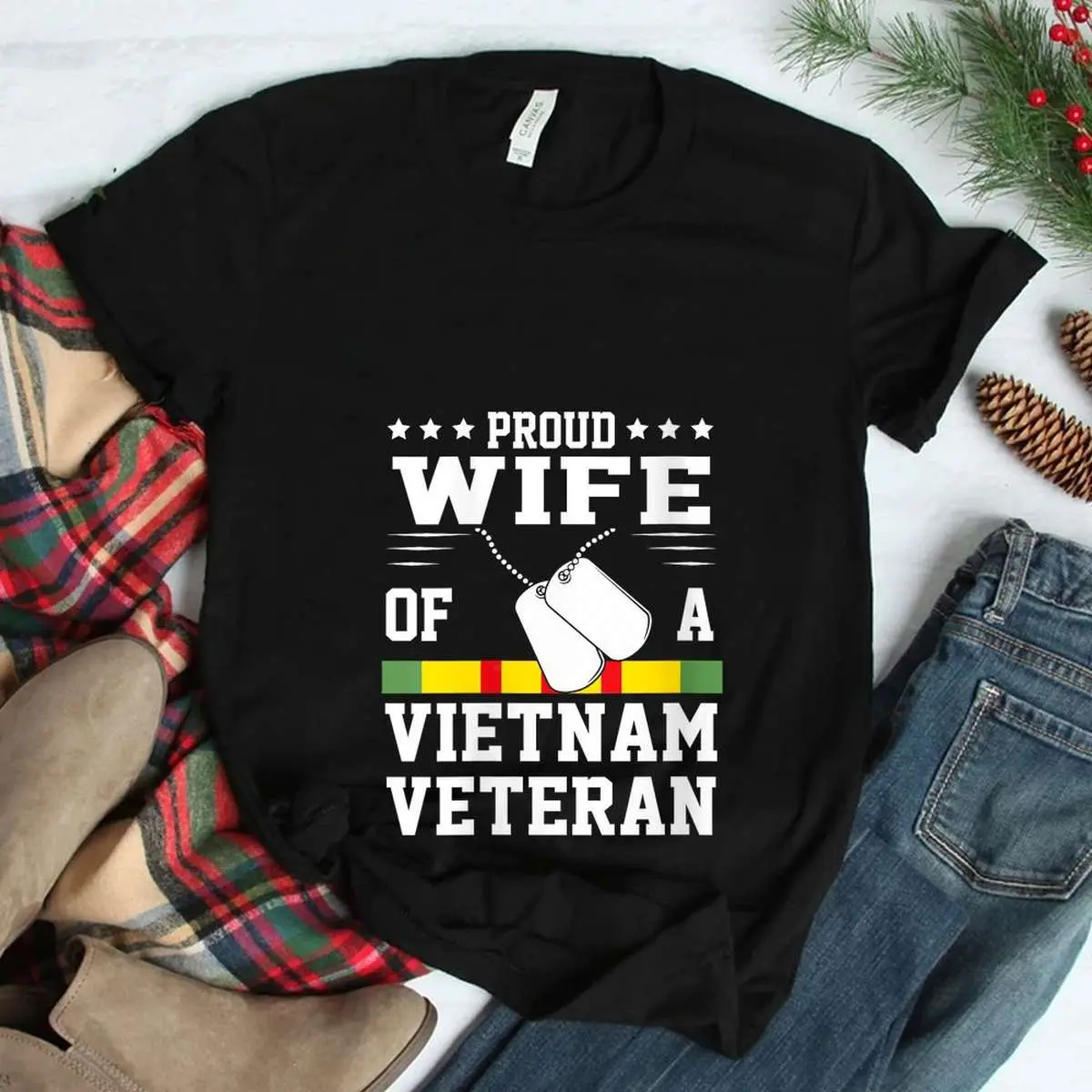 Proud Vietnam Veteran Wife T-Shirt 11 Proud Vietnam Veteran Wife T Shirt 3
