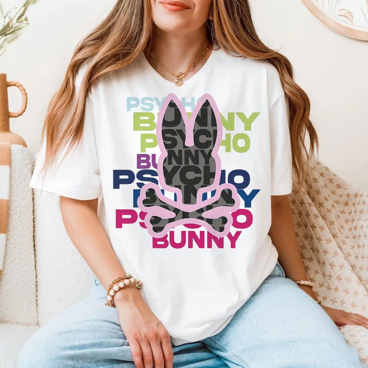 Psycho Bunny Pastel Skull T Shirt E28093 Colorful Streetwear Style 5.jpg