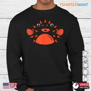 Puffer Fish Halloween Costume: Blow Costume Cute Easy Fish Halloween Shirt 6 Puffer Fish Halloween Costume Blowfish Cute Costume 3 1.jpg