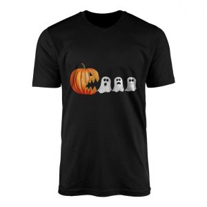 Pumpkin Eating Ghosts Funny Halloween T Shirt 1 1.jpg