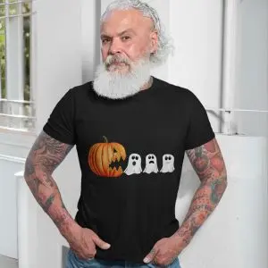 Pumpkin Eating Ghosts Funny Halloween T-Shirt 13 Pumpkin Eating Ghosts Funny Halloween T Shirt 7 1.jpg