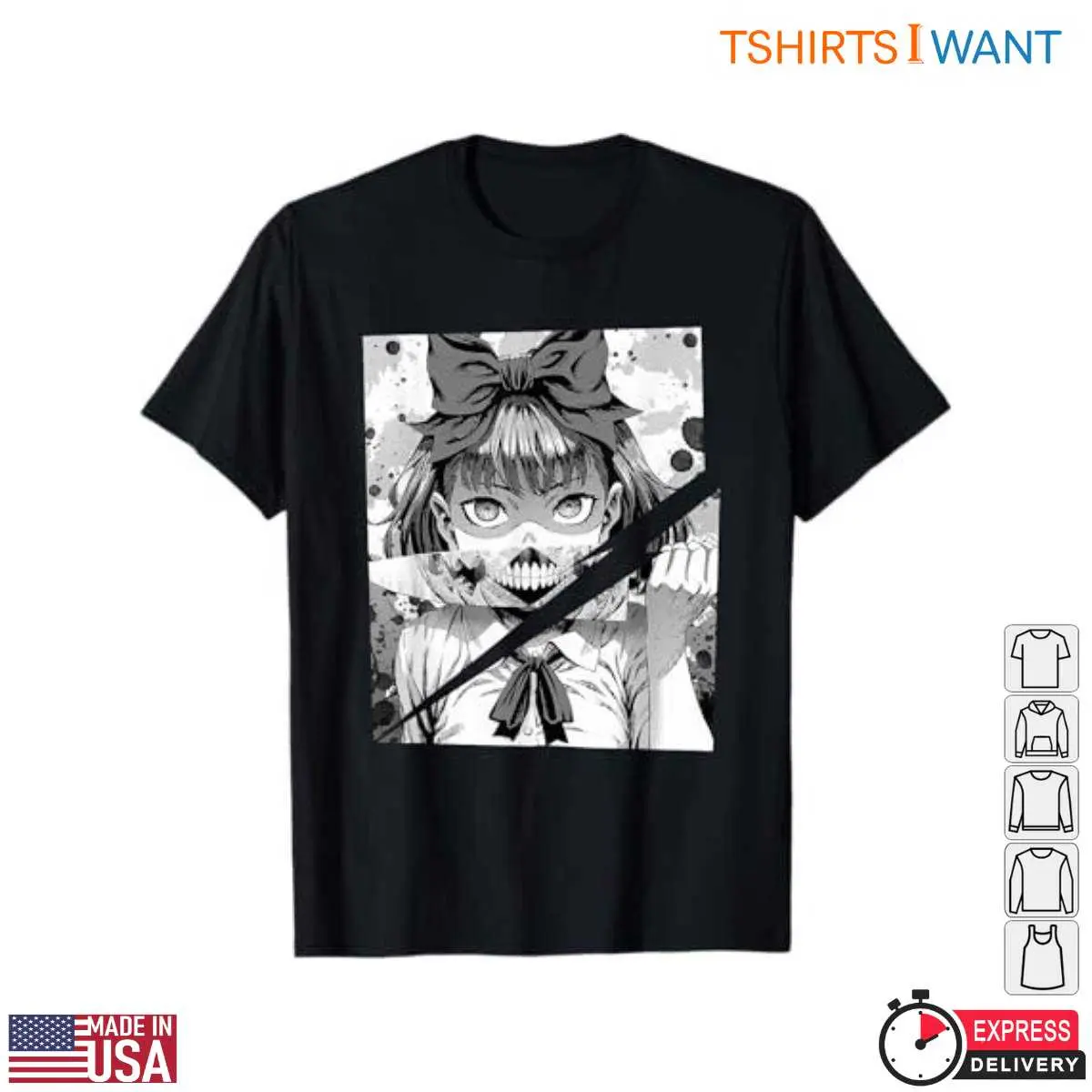 Pumpkin Knight Manga Creepy Girl T Shirt 1 1.jpg
