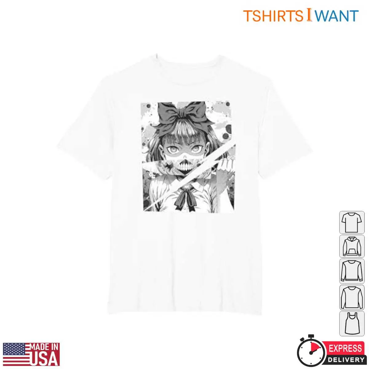 Pumpkin Knight Manga Creepy Girl T Shirt 3 1.jpg