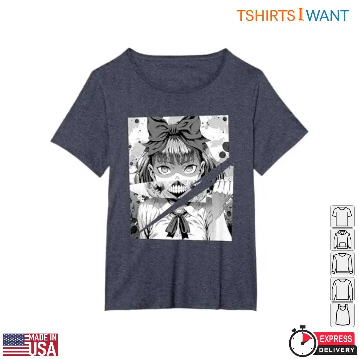 Pumpkin Knight Manga Creepy Girl T Shirt 6 1.jpg