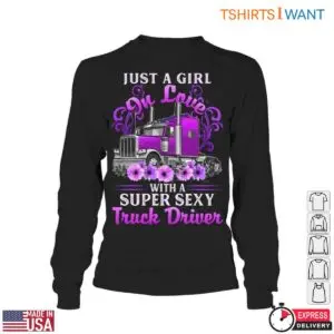 Purple Truck T-Shirt - Just a Girl in Love with a Super Sexy Truck Driver Graphic Tee 10 Purple Truck T Shirt Lady Trucker Love Design 5 1.jpg