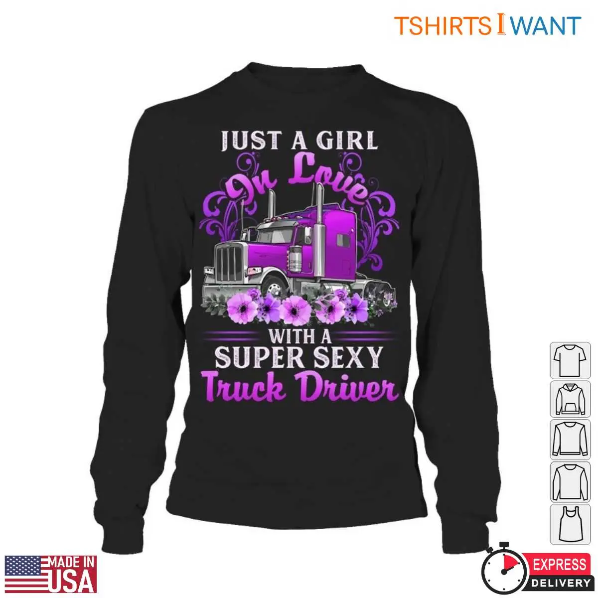 Purple Truck T-Shirt - Just a Girl in Love with a Super Sexy Truck Driver Graphic Tee 5 Purple Truck T Shirt Lady Trucker Love Design 5 1.jpg