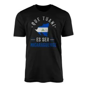 Que Tuani Es Ser Nicaraguense E28093 Nicaragua Flag Pride Graphic T shirt 1.jpg