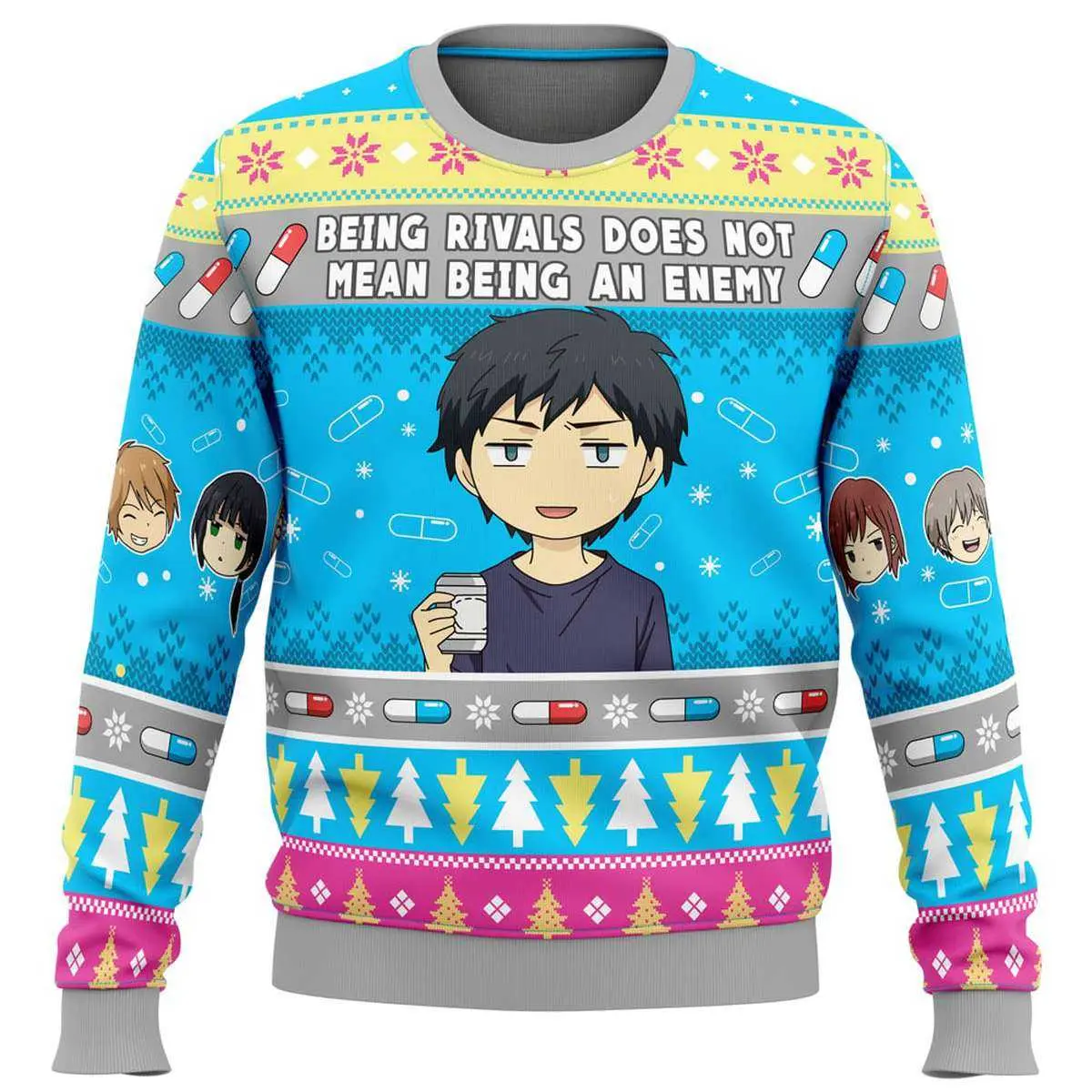 ReLIFE Manga Being Rivals Ugly Christmas Sweater 2 1.jpg