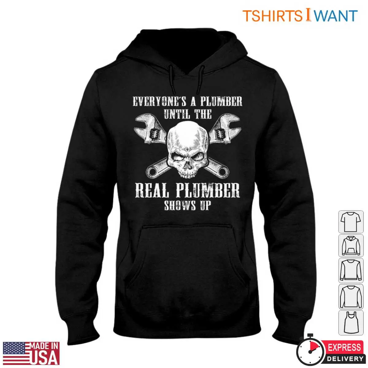 Real Plumber T Shirt Real Plumbers Always Show Up 4 1.jpg