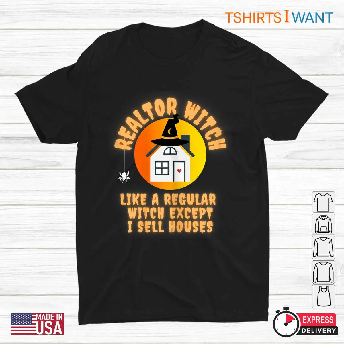 Realtor Halloween Witch Estate Agent Tee 1 1.jpg