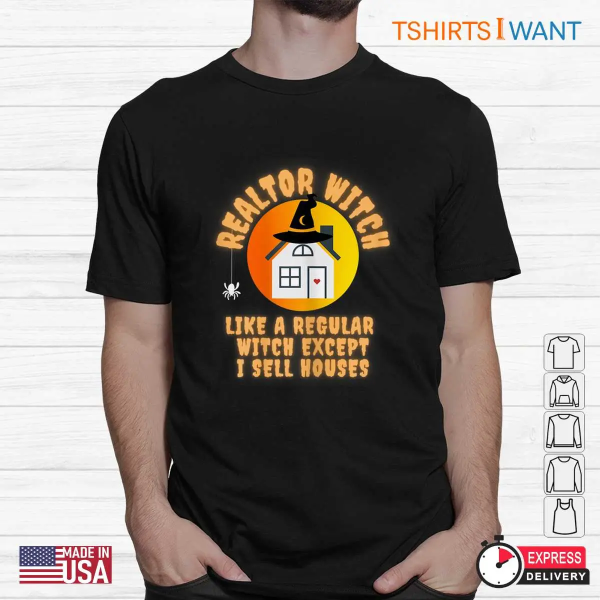 Realtor Halloween: Realtor Witch Halloween Costume Real Estate Shirt 10 Realtor Halloween Witch Estate Agent Tee 2