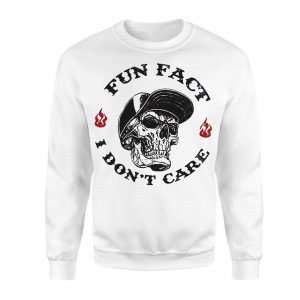 Rebel Skull Fun Fact I Dont Care T Shirt 3 1.jpg