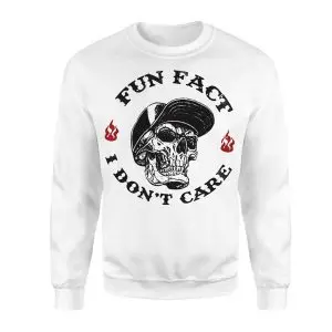 Rebel Skull - Fun Fact I Don’t Care T-Shirt 9 Rebel Skull Fun Fact I Dont Care T Shirt 3 1.jpg