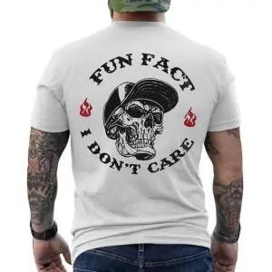 Rebel Skull - Fun Fact I Don’t Care T-Shirt 12 Rebel Skull Fun Fact I Dont Care T Shirt 6 1.jpg