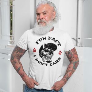 Rebel Skull Fun Fact I Dont Care T Shirt 7 1.jpg