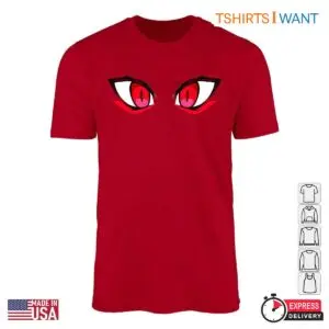 Red Anime Eyes Graphic T-Shirt – Bold and Mysterious Anime-Inspired Tee 8 Red Anime Eyes Graphic T Shirt – Bold and Mysterious Anime Inspired Tee 4