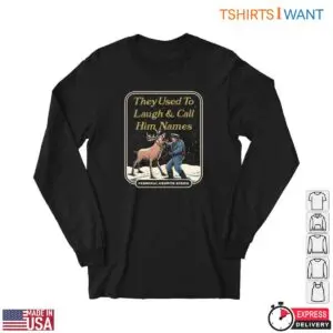 Red Nosed Reindeer T-Shirt - Funny 'They Used To Laugh & Call Him Names' Rudolph Graphic Tee 7 Red Nosed Reindeer T Shirt Laugh Call Him Names Tee 3 1.jpg