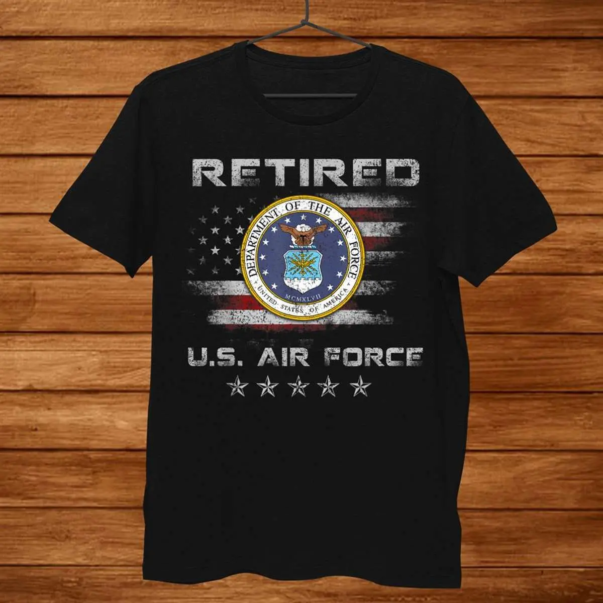 Retired Air Force Veteran Patriotic Shirt 8 Retired Air Force Veteran Shirt