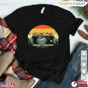 Retro Camera T Shirt Nature Photography Sunset Design 1 1.jpg