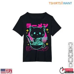 Retro Cat Neon Ramen T-Shirt 11 Retro Cat Neon Ramen T Shirt 4 1.jpg