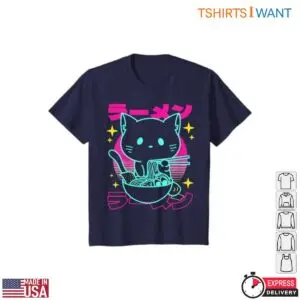 Retro Cat Neon Ramen T-Shirt 12 Retro Cat Neon Ramen T Shirt 5 1.jpg