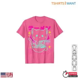 Retro Cat Neon Ramen T-Shirt 13 Retro Cat Neon Ramen T Shirt 6 1.jpg