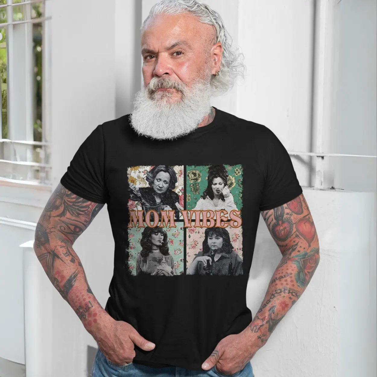 Retro Funny Mom Vibes T shirt E28093 Vintage Aesthetic Graphic Tee 7.jpg