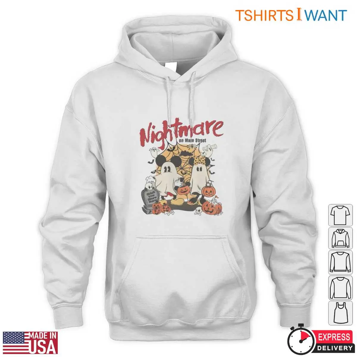 Retro Mickey and Minnie Nightmare on Main Street T-Shirt – Halloween Ghost Costume Tee 11 Retro Mickey and Minnie Nightmare on Main Street T-Shirt – Halloween Ghost Costume Tee