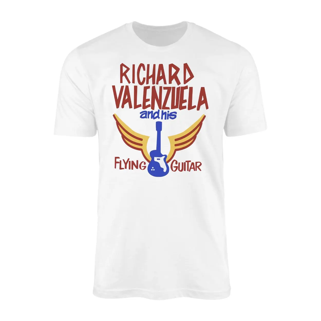 Retro Music T Shirt E28093 Richard Valenzuela and His Flying Guitar Tee 1.jpg