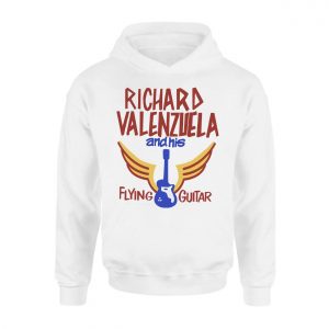 Retro Music T Shirt E28093 Richard Valenzuela and His Flying Guitar Tee 2.jpg