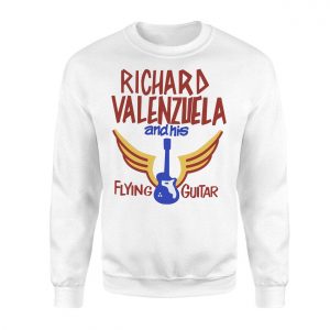 Retro Music T Shirt E28093 Richard Valenzuela and His Flying Guitar Tee 3.jpg