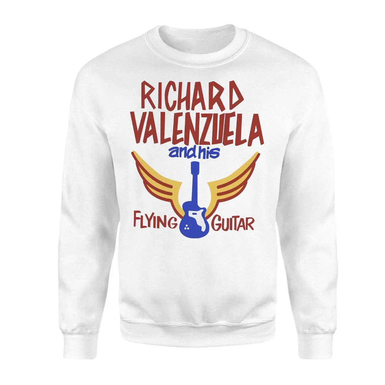 Retro Music T Shirt E28093 Richard Valenzuela and His Flying Guitar Tee 3.jpg