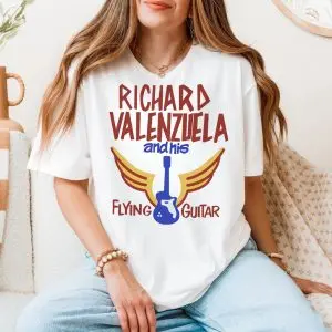 Retro Music T-Shirt – Richard Valenzuela and His Flying Guitar Tee 11 Retro Music T Shirt E28093 Richard Valenzuela and His Flying Guitar Tee 5.jpg
