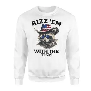 Rizz Em With The Tism T-Shirt Funny Raccoon Meme Autistic Humor 9 Rizz Em With The Tism T Shirt Funny Raccoon Meme Autistic Humor 3 1.jpg