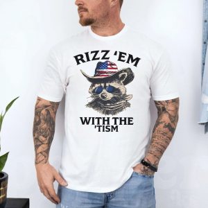 Rizz Em With The Tism T Shirt Funny Raccoon Meme Autistic Humor 4 1.jpg