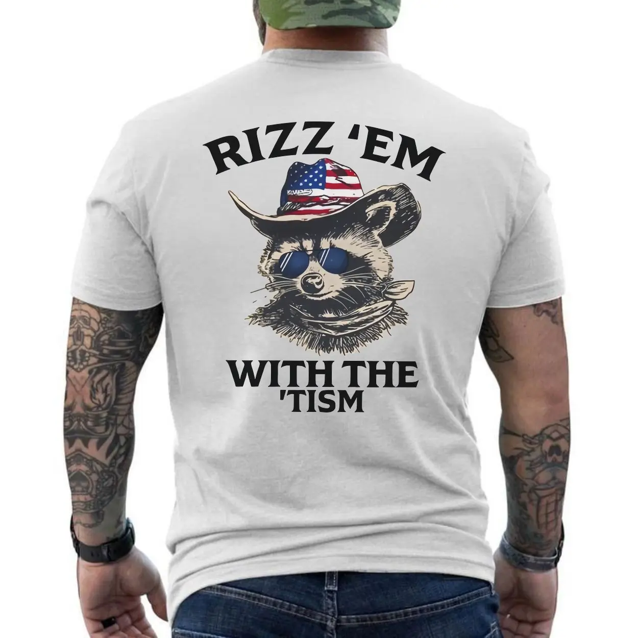 Rizz Em With The Tism T Shirt Funny Raccoon Meme Autistic Humor 6 1.jpg