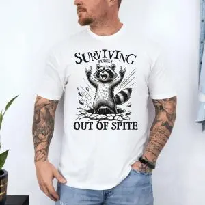 Rock On Raccoon Funny Punk Animal Graphic T-Shirt 10 Rock On Raccoon Funny Punk Animal Graphic T Shirt 4 1.jpg