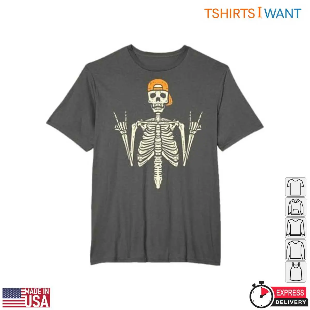 Rocker Skeleton Skater Skull Cap T Shirt 2 1.jpg