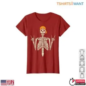 Rocker Skeleton Skater Skull Cap T-Shirt 10 Rocker Skeleton Skater Skull Cap T Shirt 3 1.jpg