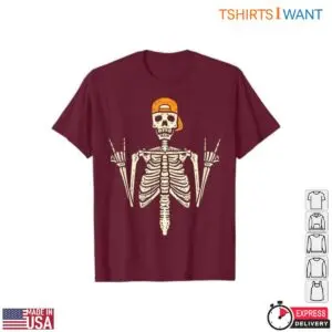 Rocker Skeleton Skater Skull Cap T-Shirt 14 Rocker Skeleton Skater Skull Cap T Shirt 7 1.jpg