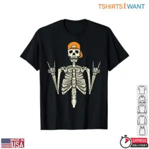 Rocker Skeleton Skater Skull Cap T-Shirt 15 Rocker Skeleton Skater Skull Cap T Shirt 8 1.jpg